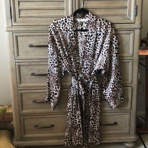 Victoria’s Secret 100% silk tie robe.